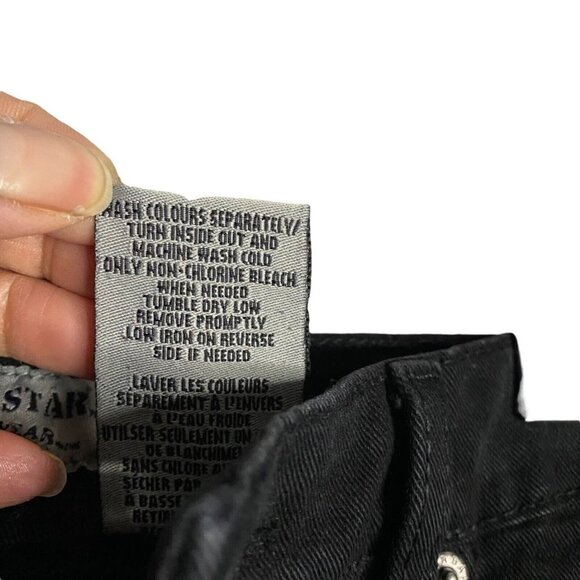 Urban Star Men's Black Wash Slim Denim Jeans - Picture 5 of 8